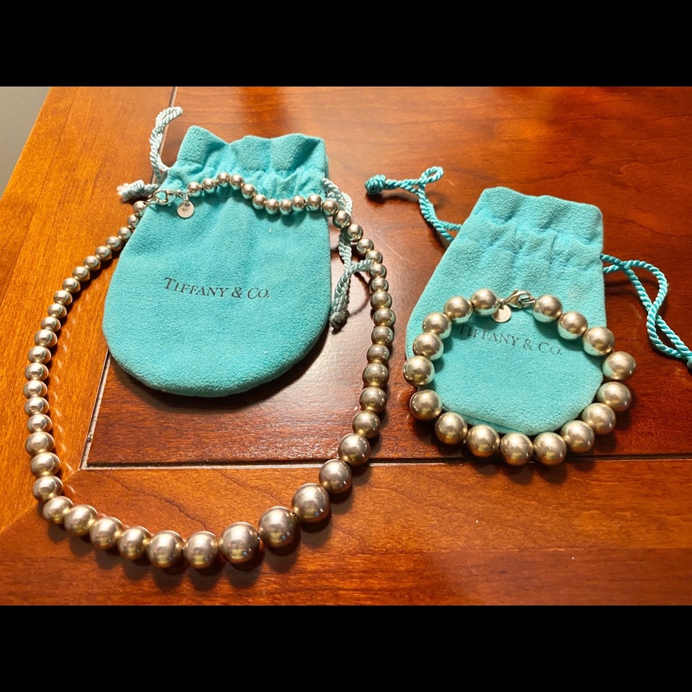 Tiffany ball bracelet and necklace 💎